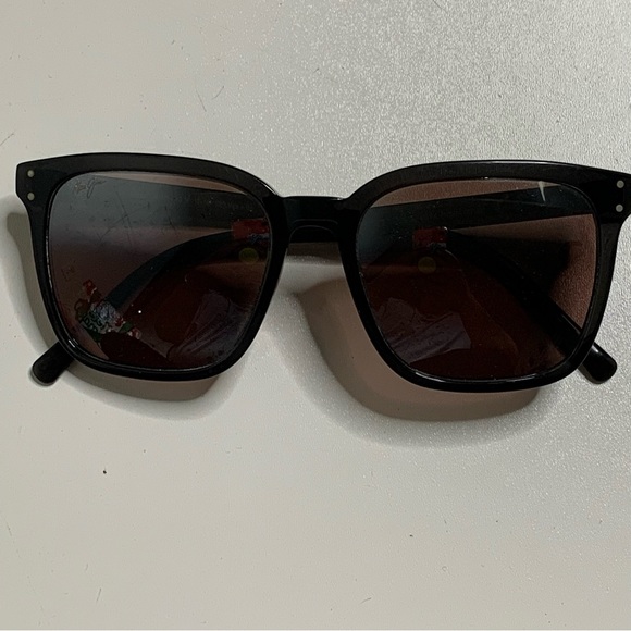 Maui Jim Black Sunglasses Mirror Lenses Hawaii Westside Polarized main image 6